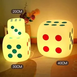 Stimmungsvolle Würfel-Stehleuchte – Stilvolle Nachttischbeleuchtung