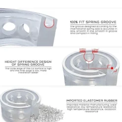 Stoßdämpferfeder für Auto-Stoßdämpfer – Komfort-Federungs-Upgrade