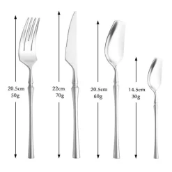 Stohrer Edelstahl-Besteckset – Edles Essbesteck