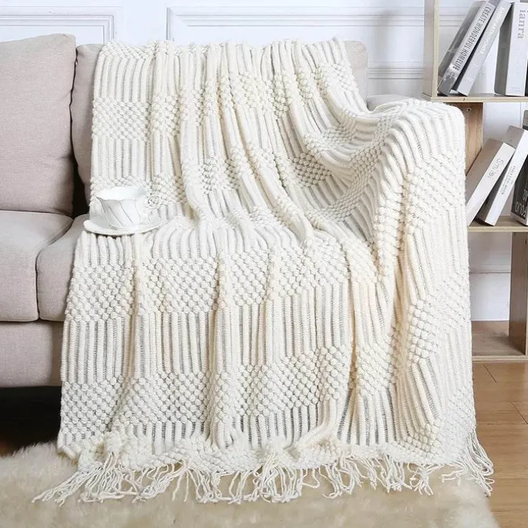 Strickdecke - Gemütlicher Sofa-Bettbezug