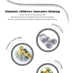 Strickmaschinenspielzeug – pädagogisches Bastelwerkzeug für Kinder