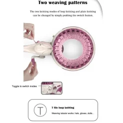 Strickmaschinenspielzeug – pädagogisches Bastelwerkzeug für Kinder