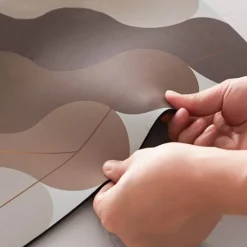 Striped Diatom Bath Mat - Absorbent Non-Slip Bathroom Rug