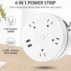 Stromverlängerungskabel – rundes Total Connect-Kabel