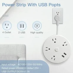 Stromverlängerungskabel – rundes Total Connect-Kabel