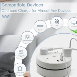 Stromverlängerungskabel – rundes Total Connect-Kabel