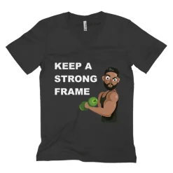 Strong Frame T-Shirt - Motivierendes Fitness-T-Shirt