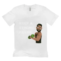 Strong Frame T-Shirt - Motivierendes Fitness-T-Shirt