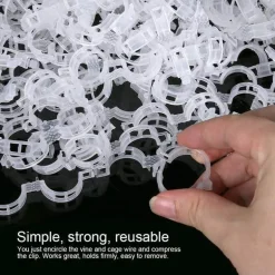 Stützklammern für Gartenpflanzen – Sichere grüne Pfähle für das Pflanzenwachstum