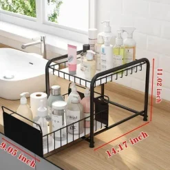 2-stufiger Küchen-Organizer – Ausziehbare Schubladen