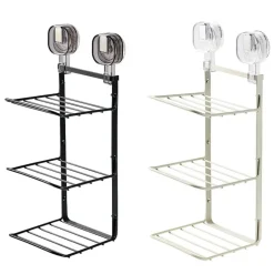 3-stufiges, wandmontiertes Organizer-Regal für die Lebensmittelzubereitung