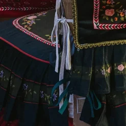 Stuhllehnenbezug im Retro-Stil mit Kaninchenmotiv – Stilvolles Esszimmerdekor