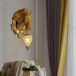 Sultan Horse Wandlampe - Elegantes Reiterdekor
