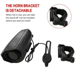 Super laute elektrische Fahrradhupe - Fahrradsicherheitsalarm