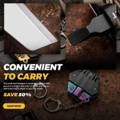 Survival Hexagon Tool – Multifunktionale EDC-Outdoor-Ausrüstung