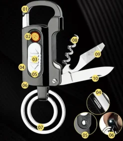 Survival-Schlüsselanhänger-Tool – Unverzichtbares Outdoor-Gadget