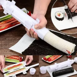Sushi Bazooka Roller Kit – DIY-Sushi-Herstellungswerkzeug für Hobbyköche