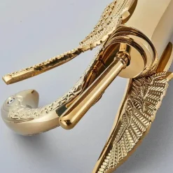 Swan Einhebel-Badezimmerarmatur – Goldfarbener Waschbeckenhahn