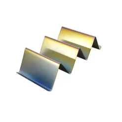 Taco-Halter aus Edelstahl im Wellendesign – Ständer für Lebensmittel