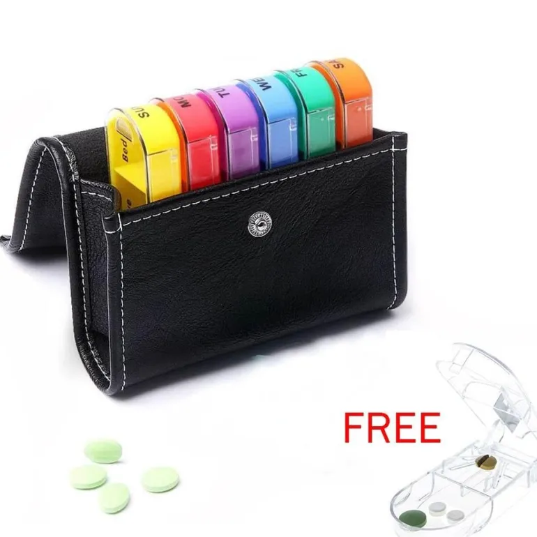 7-Tage-Pillen-Organizer – Wöchentliche Medikamentenbox für Wellness und Medikamentenmanagement