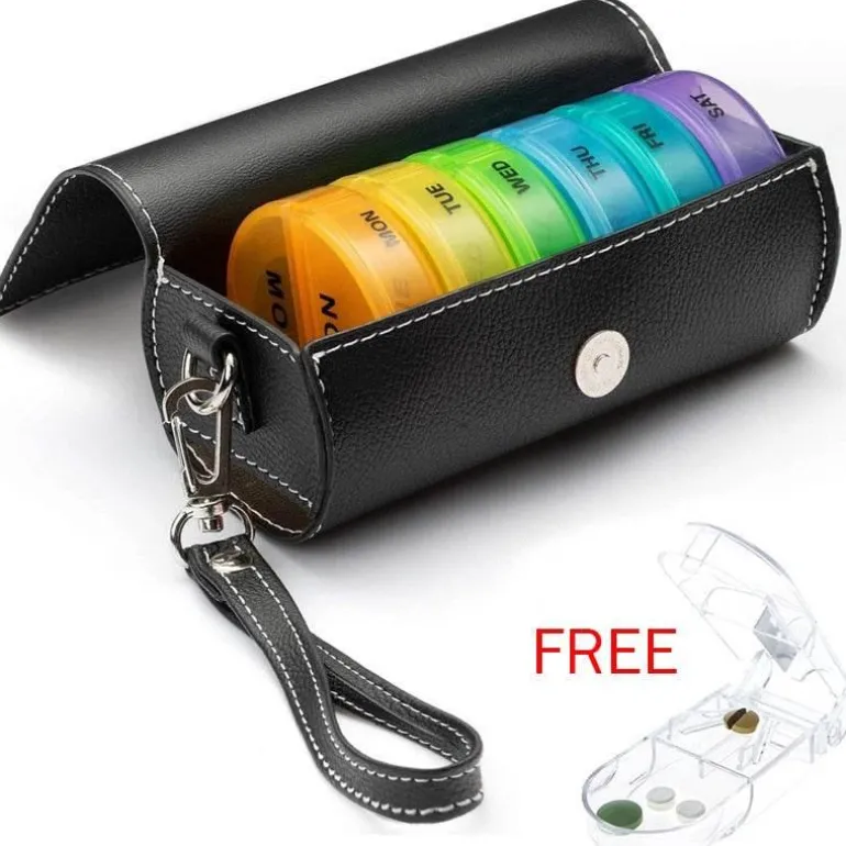 7-Tage-Pillen-Organizer – Wöchentliche Medikamentenbox für Wellness und Medikamentenmanagement