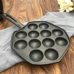 Takoyaki-Maker-Pfanne – Oktopus-Ballform mit 12 Mulden