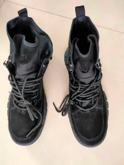 Taktische Wanderstiefel - Campingschuhe aus Rindsleder