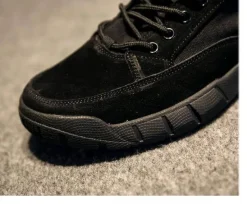 Taktische Wanderstiefel - Campingschuhe aus Rindsleder