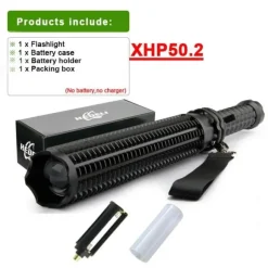 Taktischer LED-Baseballschläger – Taschenlampenwerkzeug zur Selbstverteidigung