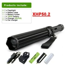 Taktischer LED-Baseballschläger – Taschenlampenwerkzeug zur Selbstverteidigung