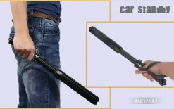 Taktischer LED-Baseballschläger – Taschenlampenwerkzeug zur Selbstverteidigung