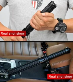 Taktischer LED-Baseballschläger – Taschenlampenwerkzeug zur Selbstverteidigung