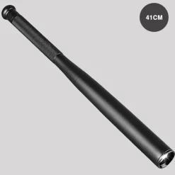 Taktischer Taschenlampen-Selbstverteidigungsstock - Teleskopschlagstock aus Aluminiumlegierung