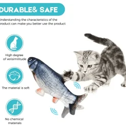 Tanzendes Fisch-Katzenspielzeug – Interaktives Spielvergnügen für Haustiere