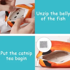 Tanzendes Fisch-Katzenspielzeug – Interaktives Spielvergnügen für Haustiere