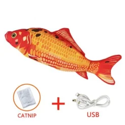 Tanzendes Fisch-Katzenspielzeug – Interaktives Spielvergnügen für Haustiere