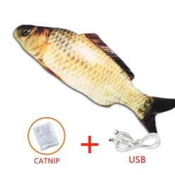 Tanzendes Fisch-Katzenspielzeug – Interaktives Spielvergnügen für Haustiere