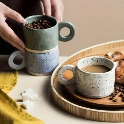 Taro Keramiktasse – Elegante Kaffeetasse aus Steingut