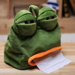 Taschentuchbox mit Froschmotiv – Niedlicher Taschentuchhalter mit Froschmotiv