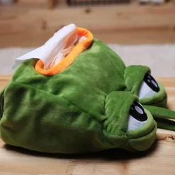 Taschentuchbox mit Froschmotiv – Niedlicher Taschentuchhalter mit Froschmotiv