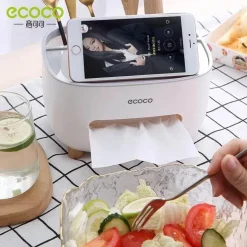 Taschentuchspender mit Telefonhalter – Multifunktions-Taschentuch-Organizer