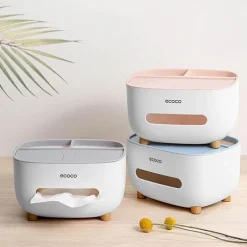 Taschentuchspender mit Telefonhalter – Multifunktions-Taschentuch-Organizer