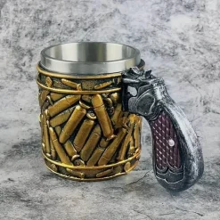 Tasse mit Pistolengriff – Kaffeetasse mit Kugel-Design