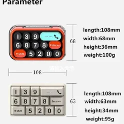 Tastatur für den Parkassistenten - Einzigartiger Telefonnummernblock