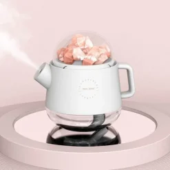 Teapot Humidifier Night Lamp - Elegant Home Décor Accent