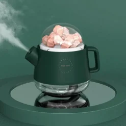 Teapot Humidifier Night Lamp - Elegant Home Décor Accent