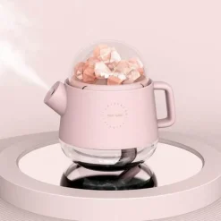 Teapot Humidifier Night Lamp - Elegant Home Décor Accent