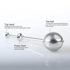 Tee-Ei aus Edelstahl – langlebiger Teefilter für losen Tee