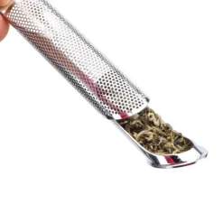 Tee-Ei aus Edelstahl – Silberner Teefilter