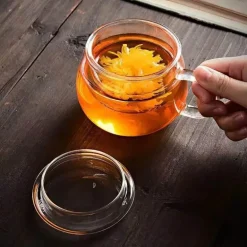 Tee-Ei aus Glas – 350 ml Trinkgeschirr für das Home Office